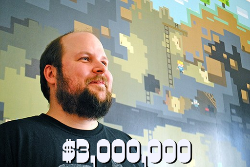 Minecraft - Нотч раздал 3 миллиона долларов сотрудникам Mojang