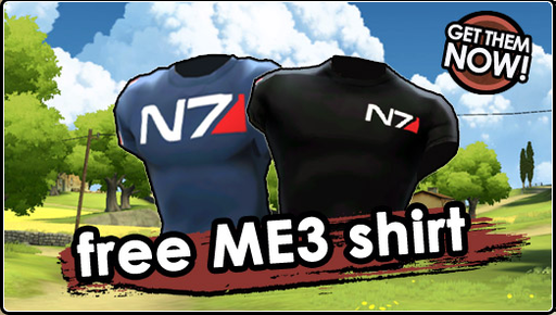 Бесплатные футболки ME3